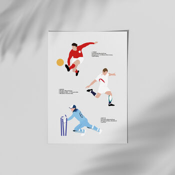 England World Cup Collection Poster, 2 of 4
