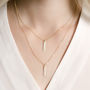 Personalised Vertical Bar Necklace Set, thumbnail 2 of 5