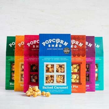 Gourmet Popcorn Seven Flavour Tasting Pack, 2 of 9