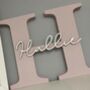 Freestanding Personalised Wooden Letters 20cm, thumbnail 2 of 8