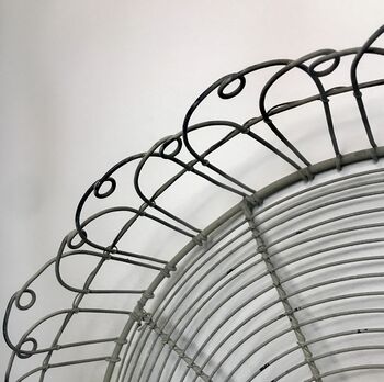 Pair Of Round Wire Trays, 4 of 4