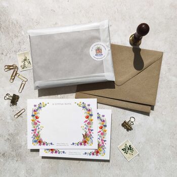 Wildflower Florals Notelets Gift Set, 3 of 6