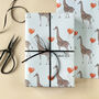 Giraffe Me Crazy Wrapping Paper, thumbnail 1 of 5