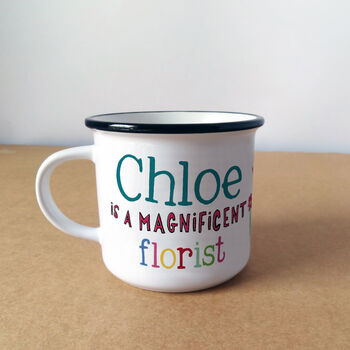 Personalised Florist Mug, 2 of 2