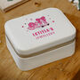 Personalised Pink Cowboy Travel Jewellery Box Gift For Girls, thumbnail 5 of 6