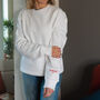 Embroidered Always Forever Sweatshirt Set, thumbnail 3 of 8