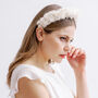 Luna Bridal Dried Flower Crown Wedding Headband, thumbnail 2 of 4