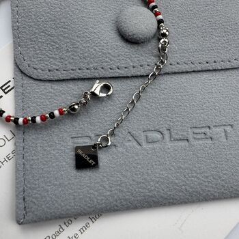 Manchester United Women Wsl Fan Bead Bracelet With Charms, 5 of 5