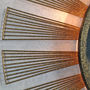 Harmonia Antique Copper Sunburst Rays Light Wall Mirror, thumbnail 3 of 4