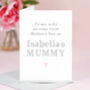 Heart Personalised Wife First Mother's Day Card, thumbnail 1 of 2
