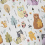 Mothers Day Wrapping Paper Roll Owl Bear Cat Baby, thumbnail 3 of 3