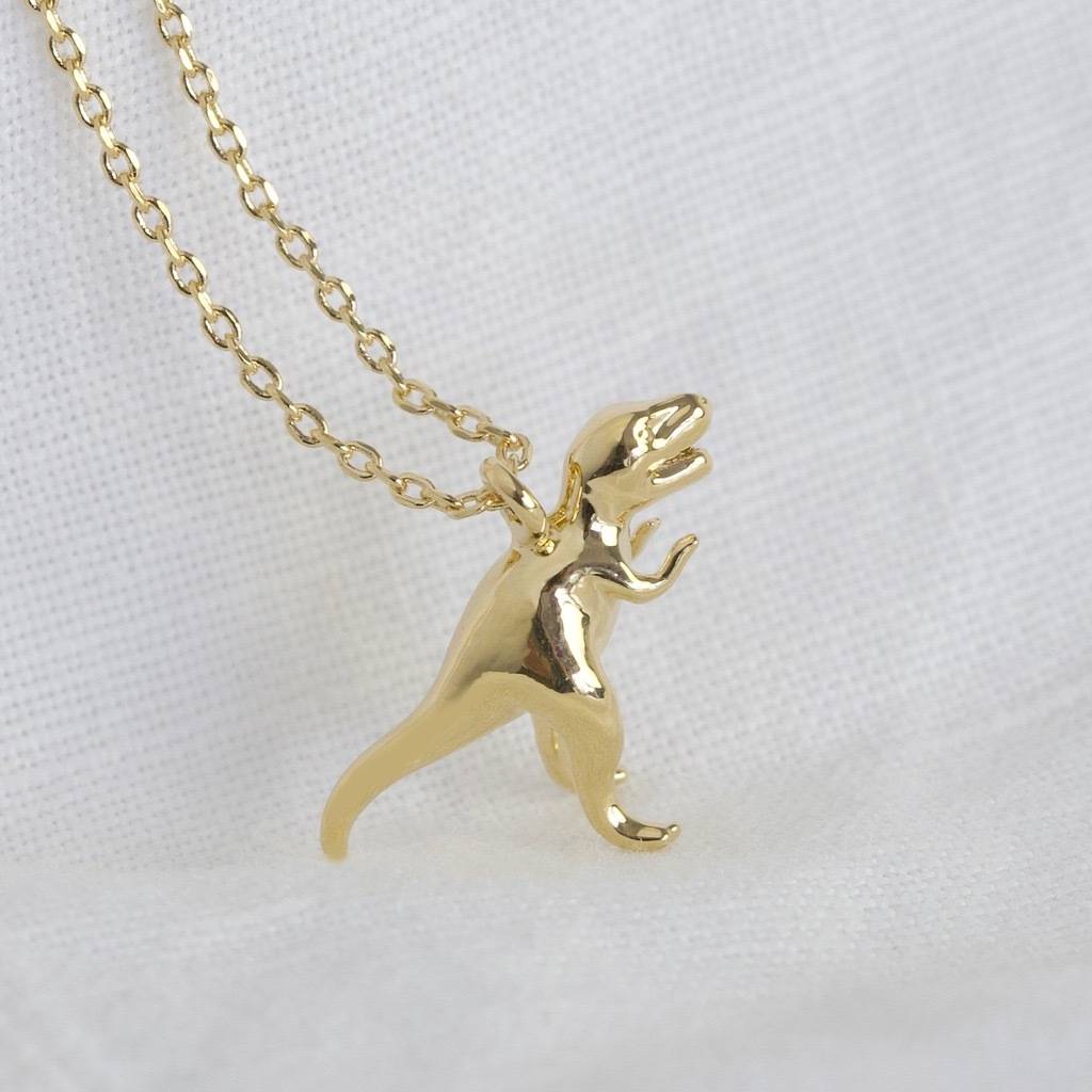 Dinosaur Pendant Necklace By Lisa Angel