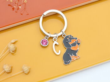 Personalised Sausage Dog, Dachshund Keyring, 11 of 12