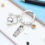 Gym Fitness Personalised Keyring Work Out Gift, thumbnail 6 of 10