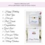 Compass And Birthstone Necklace, Personalised Travel Birthday Gift Idea, thumbnail 4 of 10