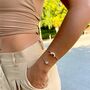 18k Gold Plated Two Piece Celestial Bracelet Set With Free Gift Box, thumbnail 1 of 4