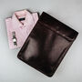 Personalised Men's Leather Shirt Holder 'Sepino', thumbnail 9 of 12