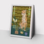 Tiger In Room Art Print, thumbnail 2 of 3