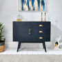 Antique Navy Sideboard, thumbnail 1 of 5