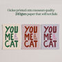 You, Me And The Cat Print, thumbnail 3 of 12