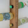 Wooden Wall Mounted Engraved Wine Rack, thumbnail 5 of 9