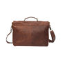 Personalised Leather Yale Clip Up Satchel, thumbnail 5 of 10