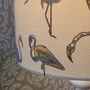Flamingo Vintage Silk Sari Lampshade, thumbnail 3 of 5