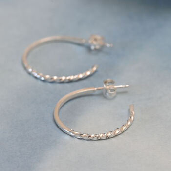 Modern Twisted Hoops, 6 of 6
