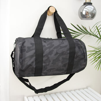 Personalised Camo Duffle Bag, 3 of 10