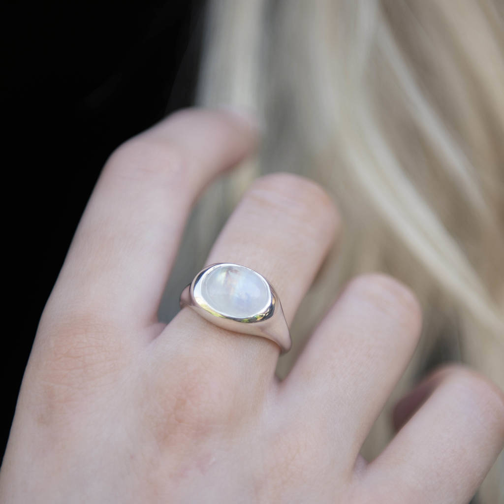Moonstone Tranquility Ring By Alison Moore Designs