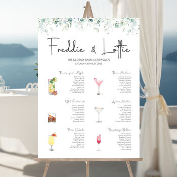 Wedding Cocktail Table Plan, 2 of 9