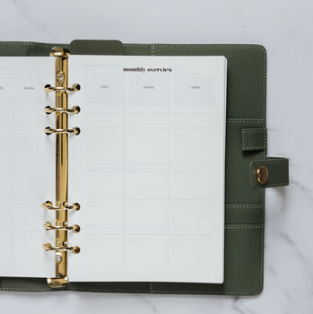 Personalised Ring Binder/Lifestyle Weekly Planner, 4 of 11
