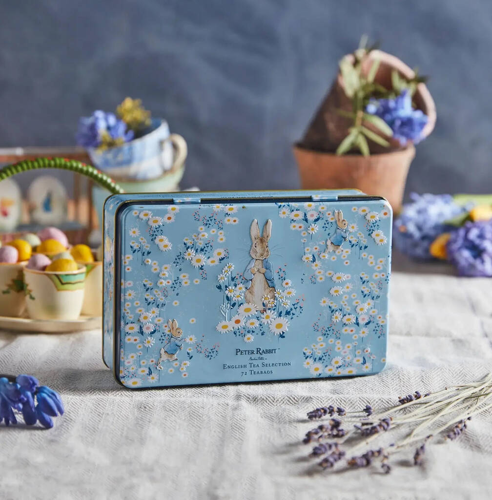 Peter Rabbit Daisies Tea Selection Tin With 72 Teabags
