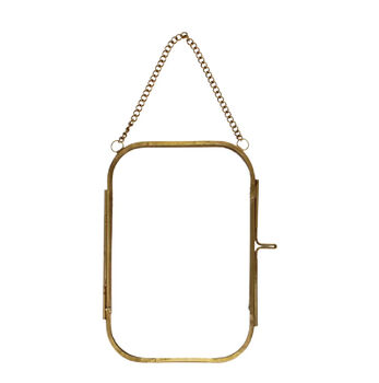 Rounded Hanging Brass Frame, 2 of 2