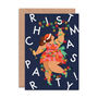 Pack Of Eight Christmas Party Cards, thumbnail 6 of 10