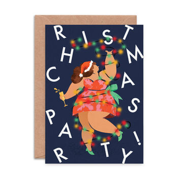 Pack Of Eight Christmas Party Cards, 6 of 10