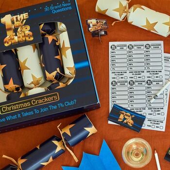 Official One% Club Christmas Crackers, 3 of 7