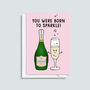 Prosecco Birthday Card, thumbnail 2 of 3