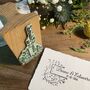 Ivy Border Wedding Favour Stamp, thumbnail 5 of 5