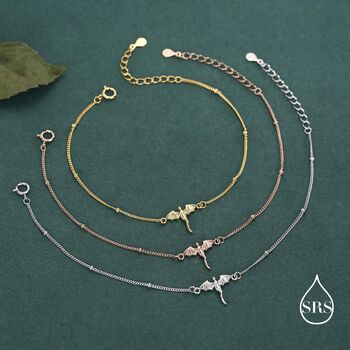 Sterling Silver Dragon Charm Bracelet, 2 of 12