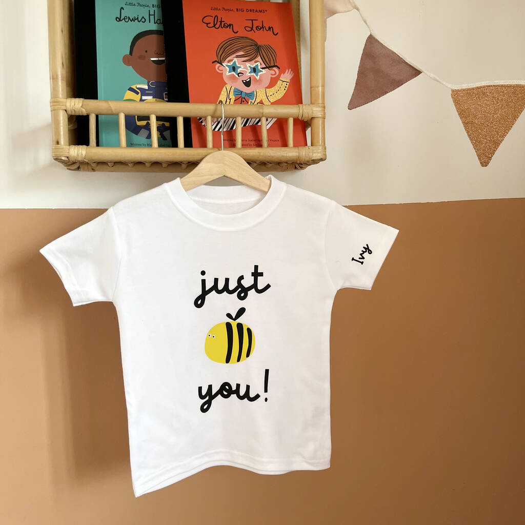 Personalised Positive Bee T Shirt Or Babygrow, 1 of 3