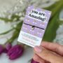 You Are Amazing Wish Bracelet With Silver Heart Charm – A Meaningful Gift To Uplift And Inspire, thumbnail 2 of 8