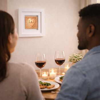 Personalised 7th Anniversary Gift Handmade Copper Heart, 2 of 9