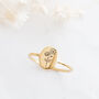 Personalised Birth Flower Ring In Sterling Silver Or Gold, thumbnail 1 of 12
