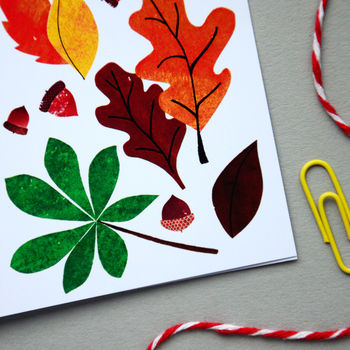 Autumn Leaves Greetings Card, 2 of 8