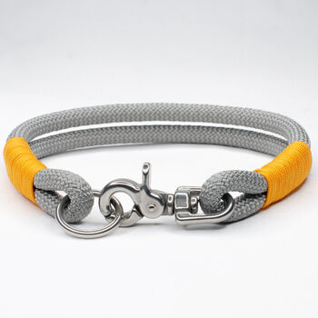 Handmade Double Strand Rope Dog Collar, 4 of 7