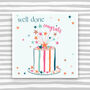 Well Done! Congrats Card Cake, thumbnail 1 of 3