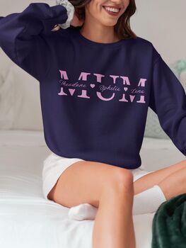 Personalised Mum Sweatshirt, 5 of 9