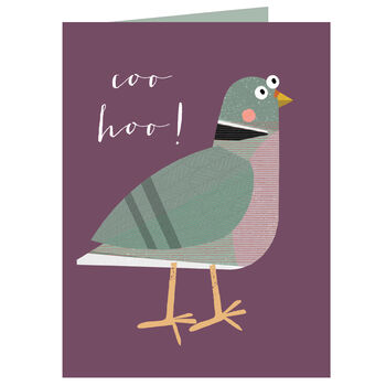 Mini Pigeon Greetings Card, 2 of 5
