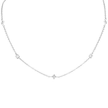 Dainty Personalised Silver Cosmic Star Necklace, 7 of 10